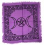 triple moon pent purple black cloth